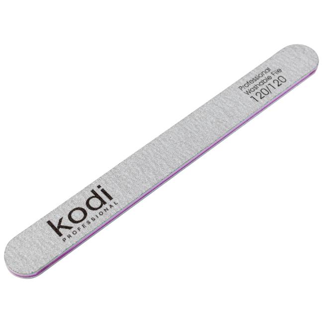 №101 Пилка для ногтей прямая 120/120 (цвет: серый, размер:178/19/4)